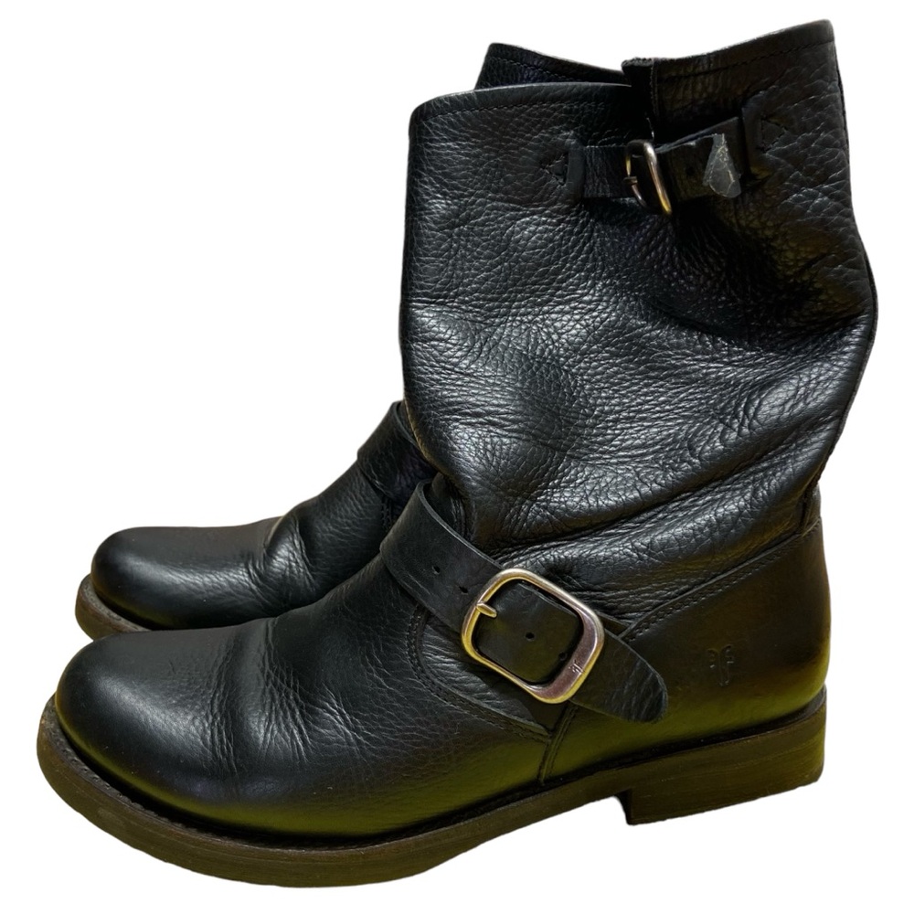 Frye "Veronica Short" Harness Moto Boots Sz 7